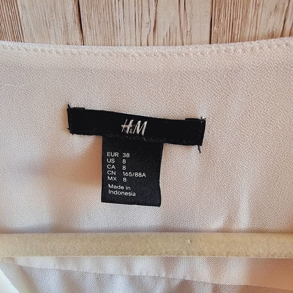 H&M women's top blouse cream - Picture 5 of 7
